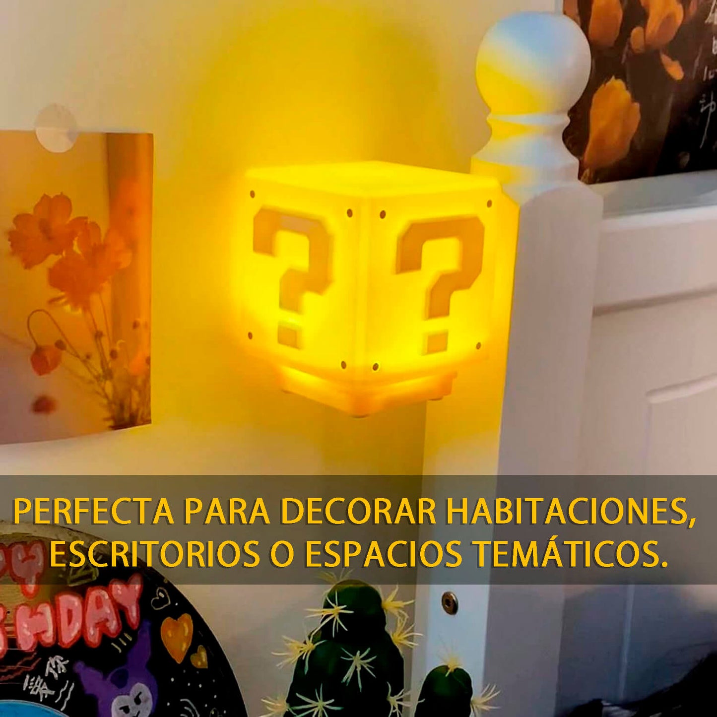 Lámpara Mágica Mario™ Luz suave y decorativa para cualquier ambiente