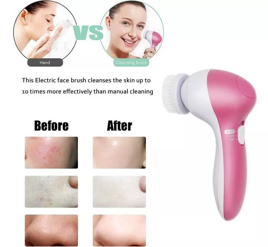 Limpiador Facial Exfoliante Masajeador 💆♂️