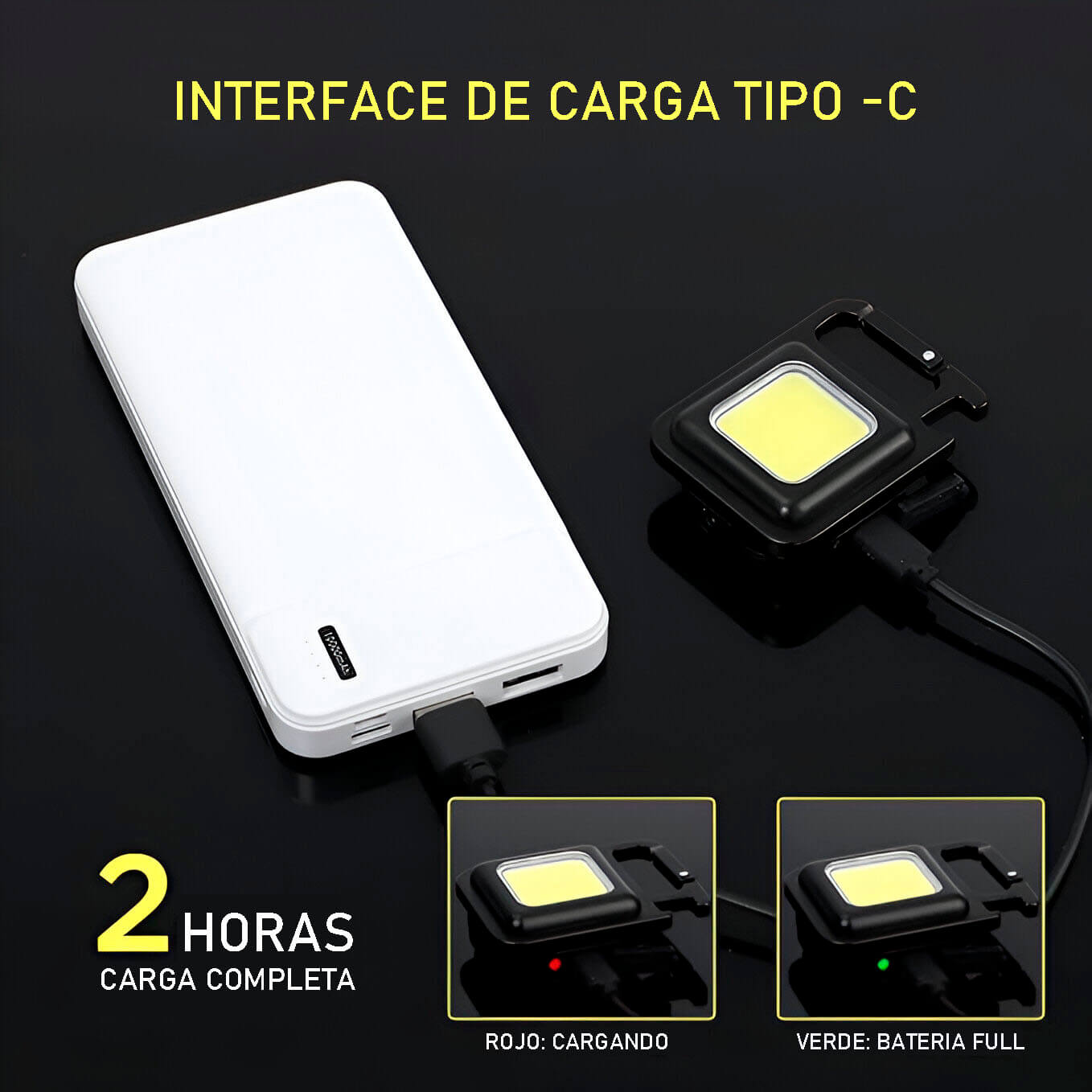 MiniLinterna LED - Ilumina en Emergencias - Compacta y Potente