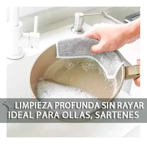 Clean Fast - Pack de 10 Toalla de acero 🧽️💦