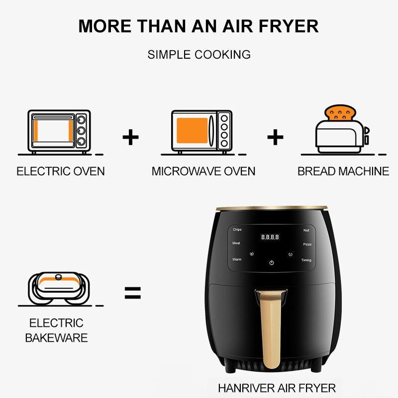 Freidora de aire multifuncional